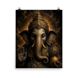 Divine Ganesha Poster