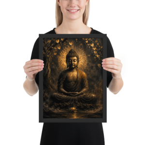 Lord Buddha Framed Poster