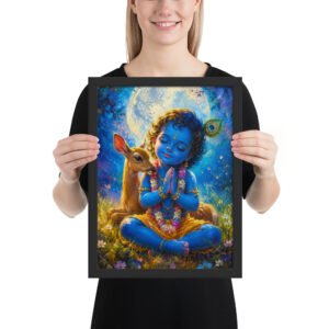Little Krishna Framed poster